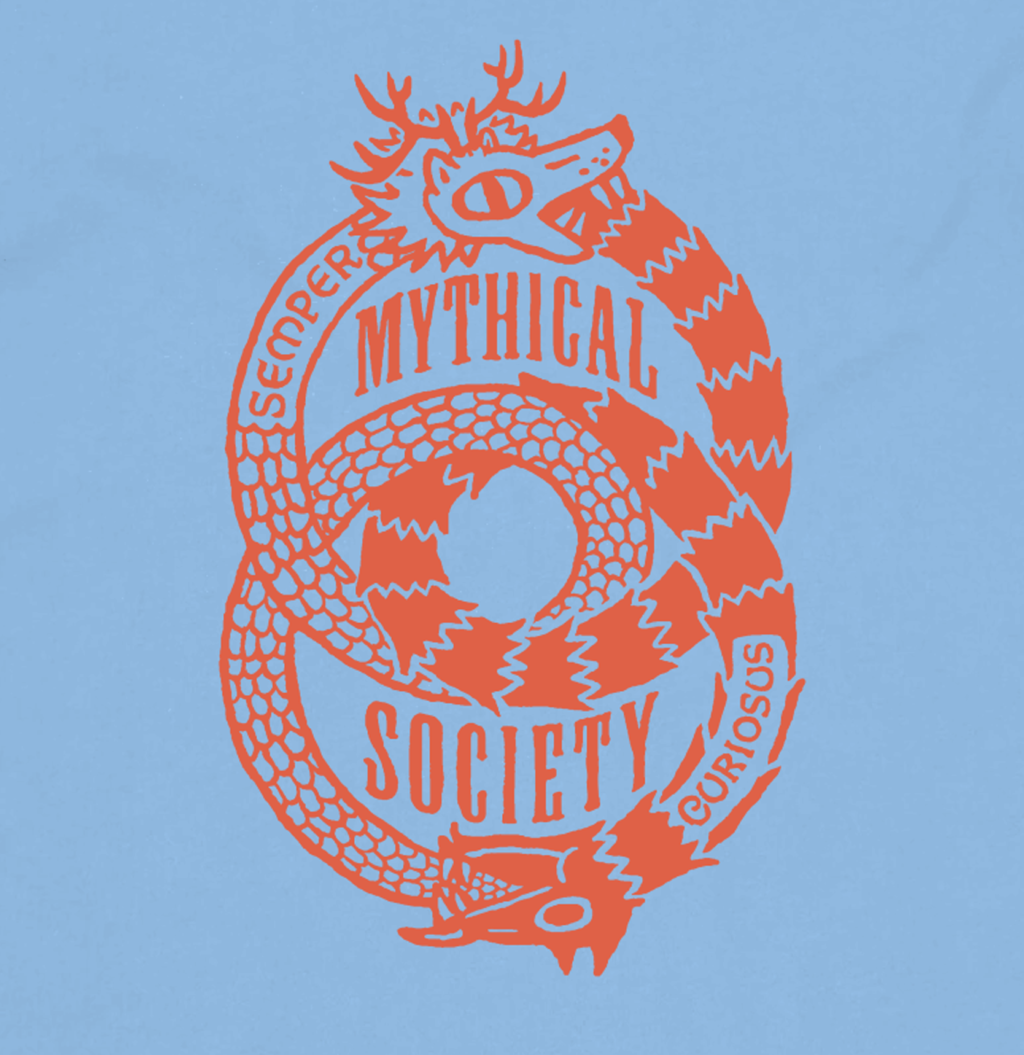 MSOC tee GMMthrowback blue art - Good Mythical Morning Store