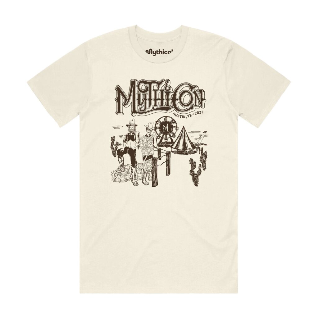 MythiconMerch products tee white - Good Mythical Morning Store