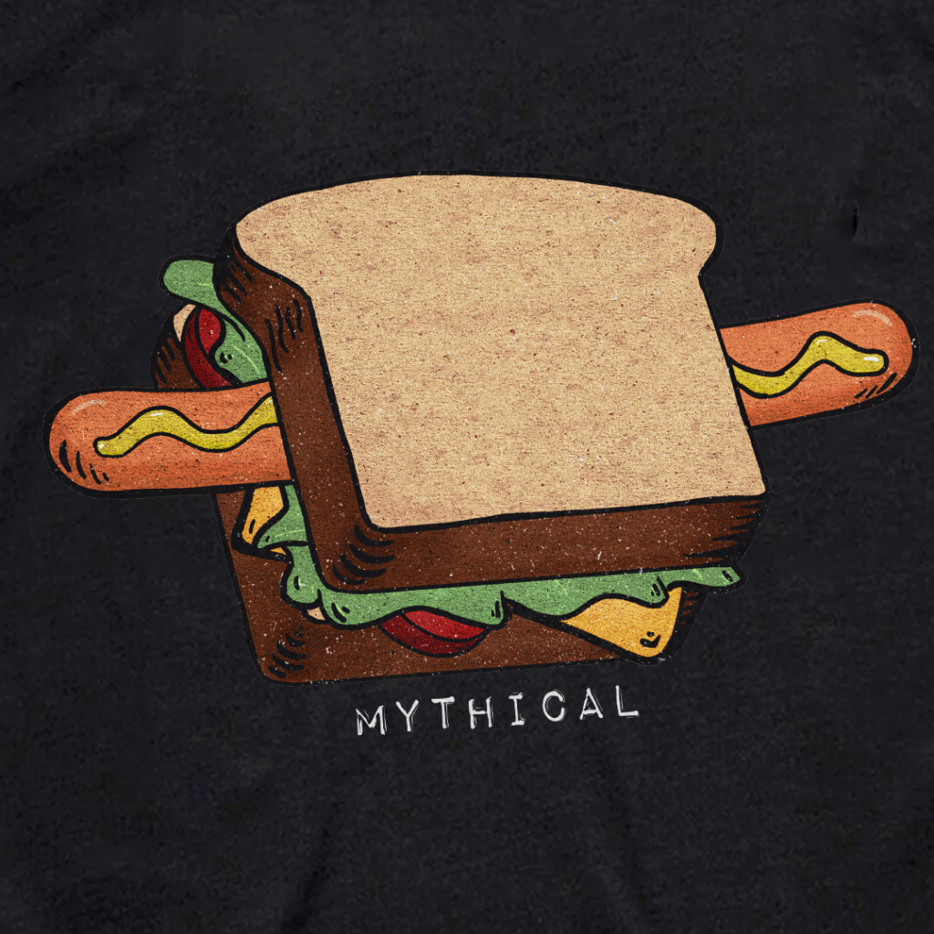 hotdog is a sandwich tee art - Good Mythical Morning Store
