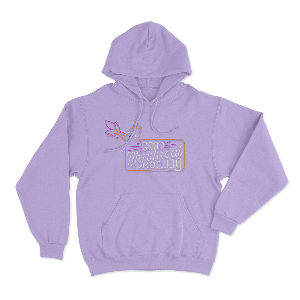 GMM Cockatrice Neon Sign Unisex Hoodie Purple GMM Cockatrice Neon Sign Unisex Hoodie Purple