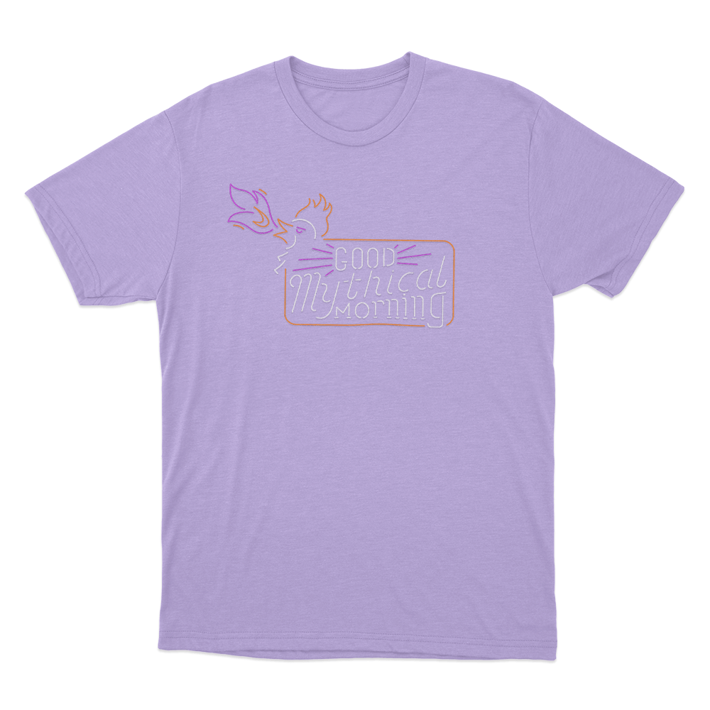 GMM Cockatrice Neon Sign Unisex T Shirt Purple GMM Cockatrice Neon Sign Unisex T Shirt Purple
