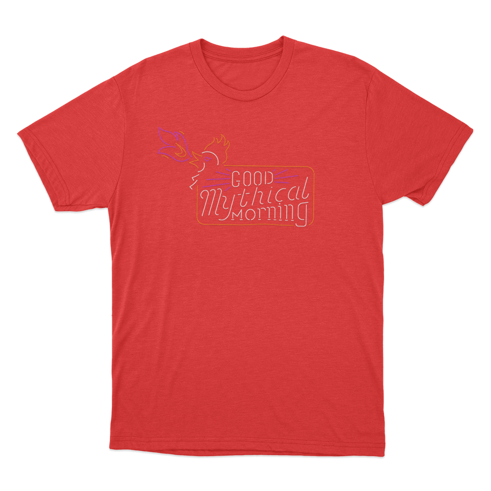 GMM Cockatrice Neon Sign Unisex T Shirt Red GMM Cockatrice Neon Sign Unisex T Shirt Red