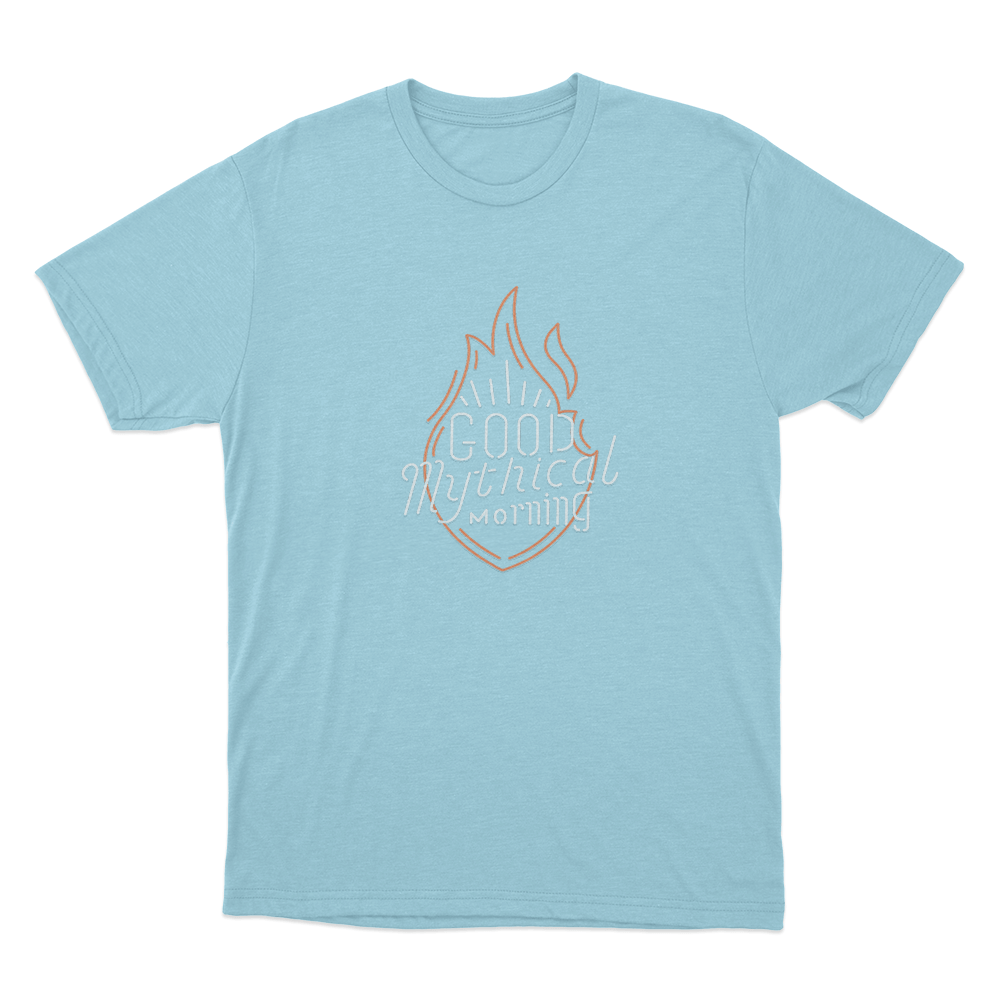 GMM Neon Sign Unisex T Shirt Sky Blue GMM Neon Sign Unisex T Shirt Sky Blue