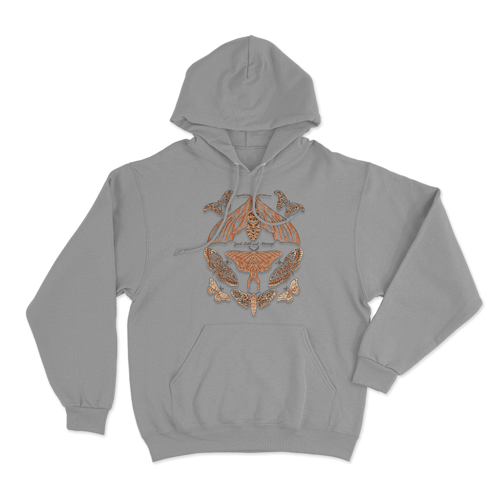 Good Moth-ical Morning Unisex Hoodie Grey Good Moth ical Morning Unisex Hoodie Grey
