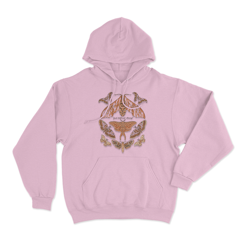 Good Moth-ical Morning Unisex Hoodie Pink Good Moth ical Morning Unisex Hoodie Pink