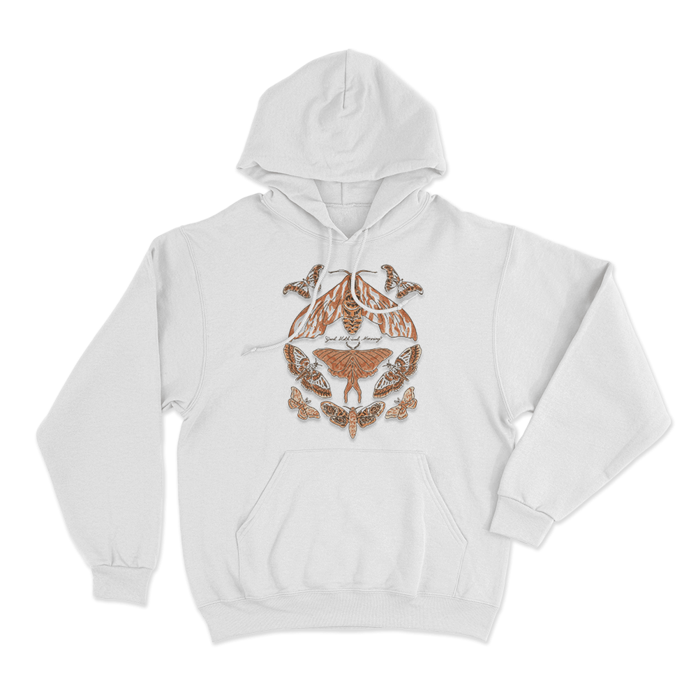 Good Moth-ical Morning Unisex Hoodie White Good Moth ical Morning Unisex Hoodie White