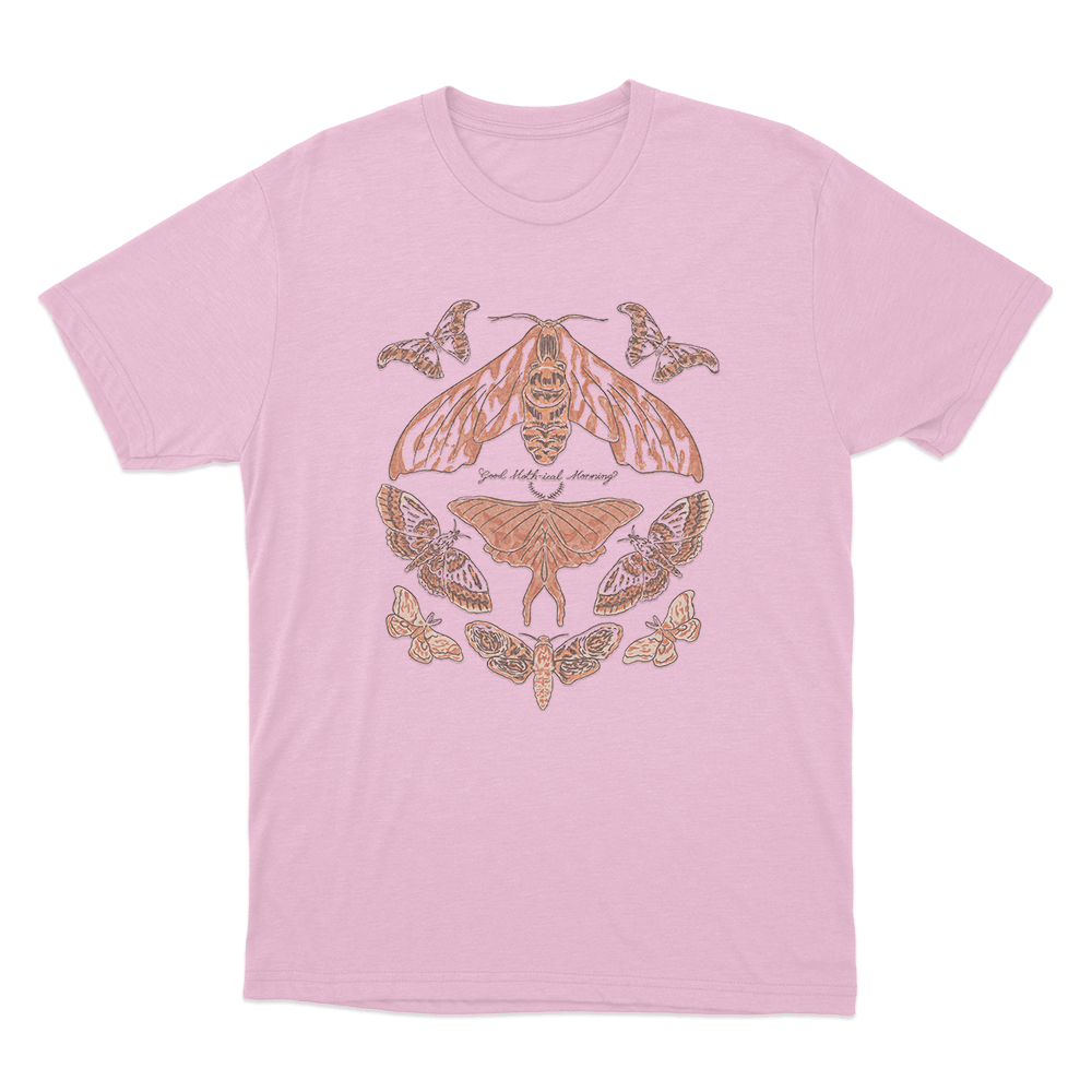 Good Moth-ical Morning Unisex T Shirt Pink Good Moth ical Morning Unisex T Shirt Pink