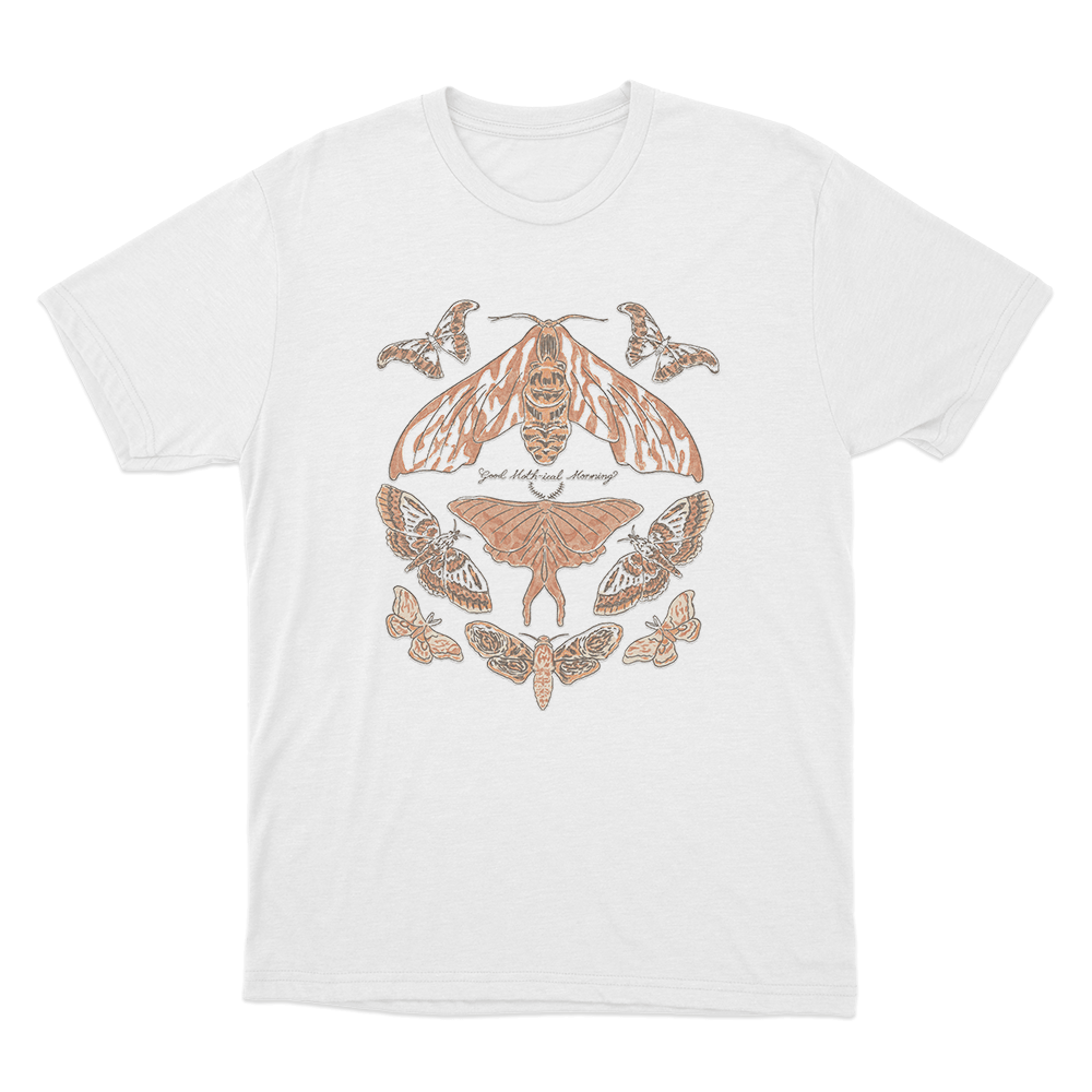 Good Moth-ical Morning Unisex T Shirt White Good Moth ical Morning Unisex T Shirt White