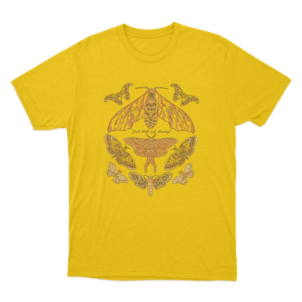 Good Moth-ical Morning Unisex T Shirt Yellow Good Moth ical Morning Unisex T Shirt Yellow