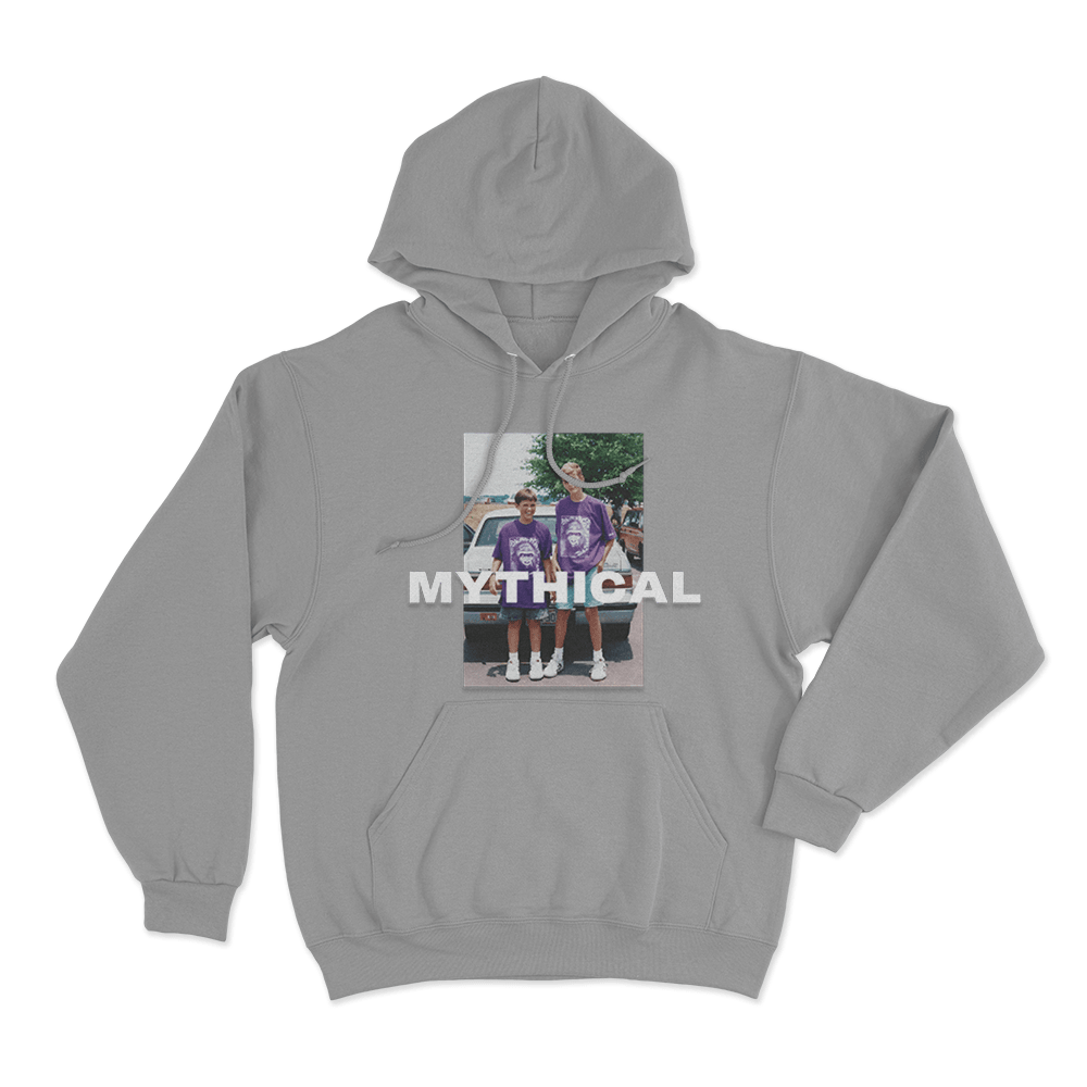 Mythical Childhood Photo Unisex Hoodie Grey Mythical Childhood Photo Unisex Hoodie Grey