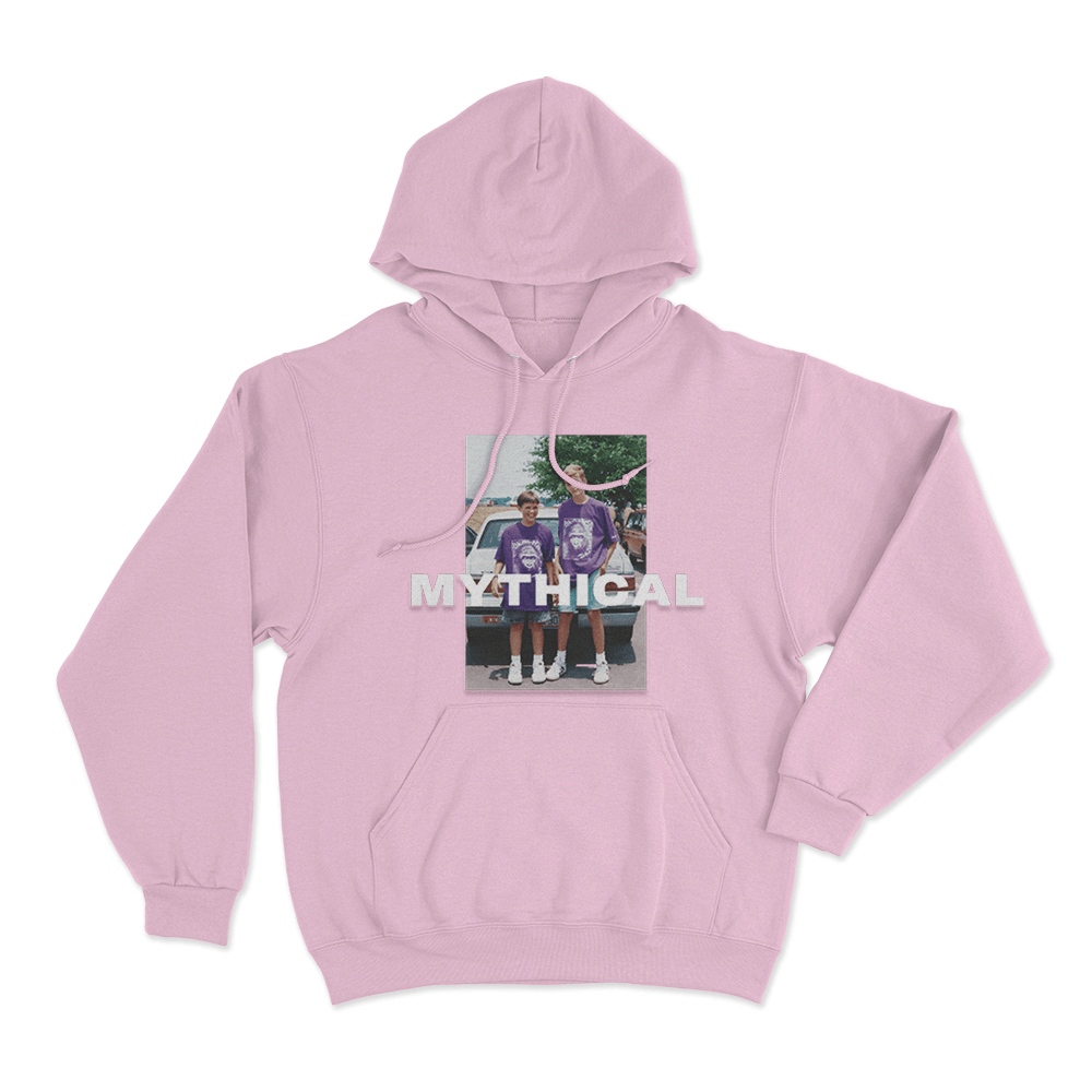 Mythical Childhood Photo Unisex Hoodie Pink Mythical Childhood Photo Unisex Hoodie Pink
