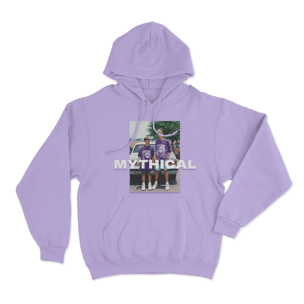 Mythical Childhood Photo Unisex Hoodie Purple Mythical Childhood Photo Unisex Hoodie Purple