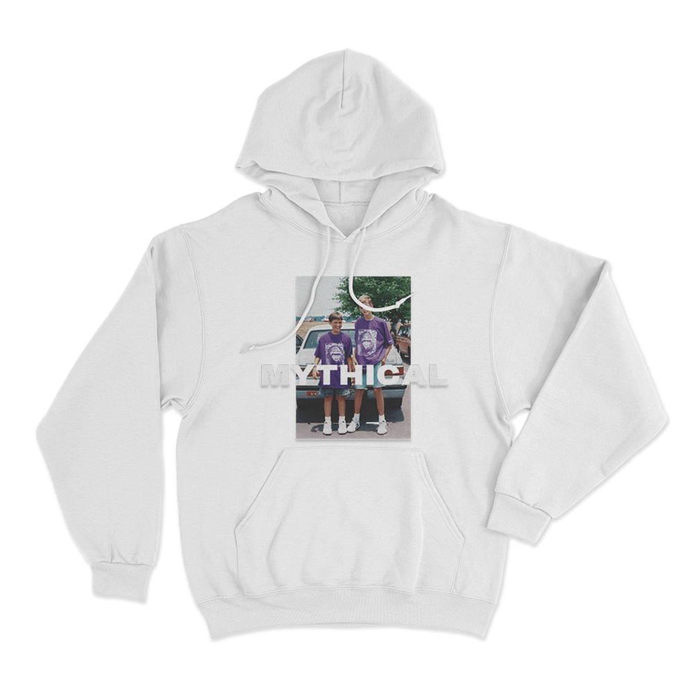 Mythical Childhood Photo Unisex Hoodie White Mythical Childhood Photo Unisex Hoodie White