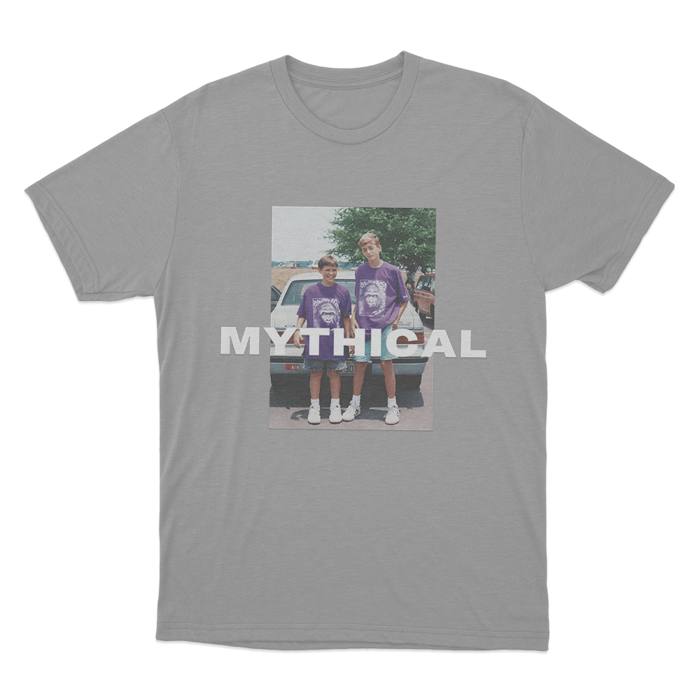 Mythical Childhood Photo Unisex T Shirt Grey Mythical Childhood Photo Unisex T Shirt Grey
