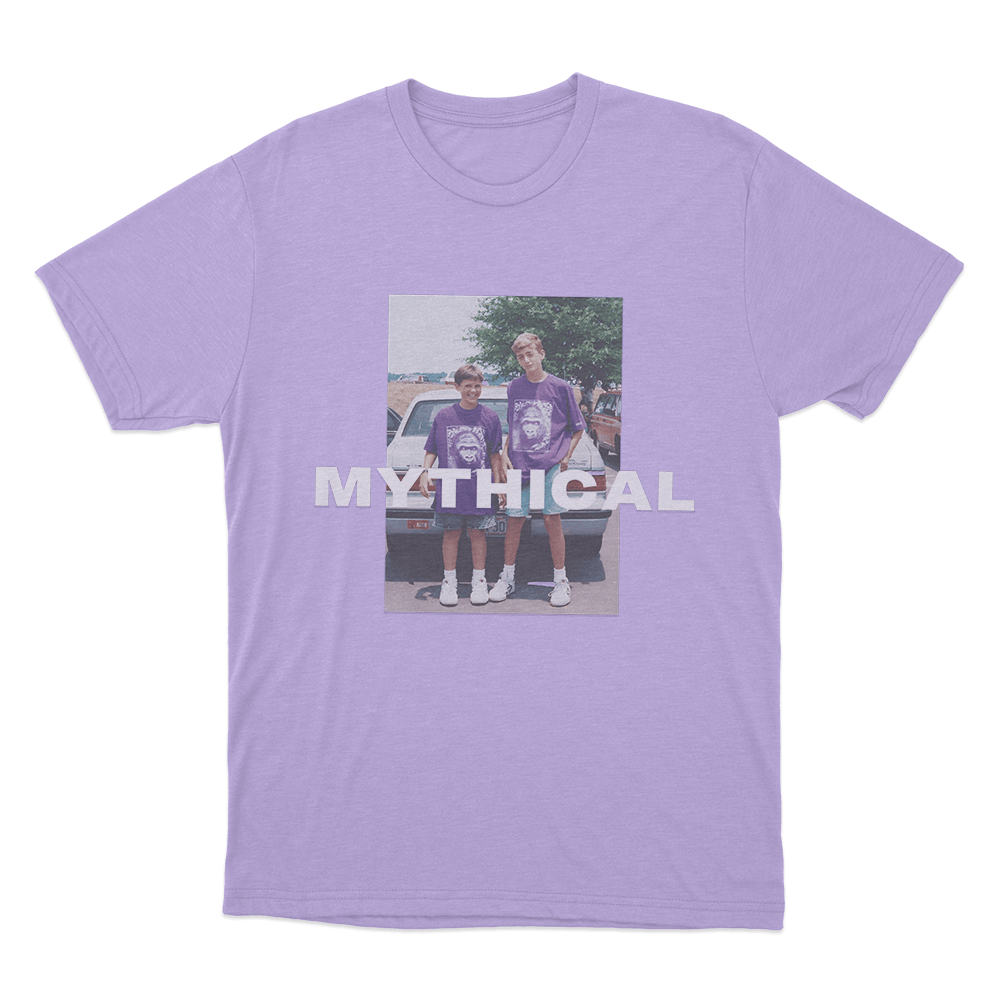 Mythical Childhood Photo Unisex T Shirt Purple Mythical Childhood Photo Unisex T Shirt Purple