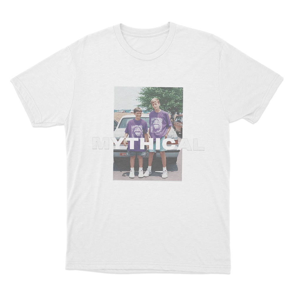 Mythical Childhood Photo Unisex T Shirt White Mythical Childhood Photo Unisex T Shirt White