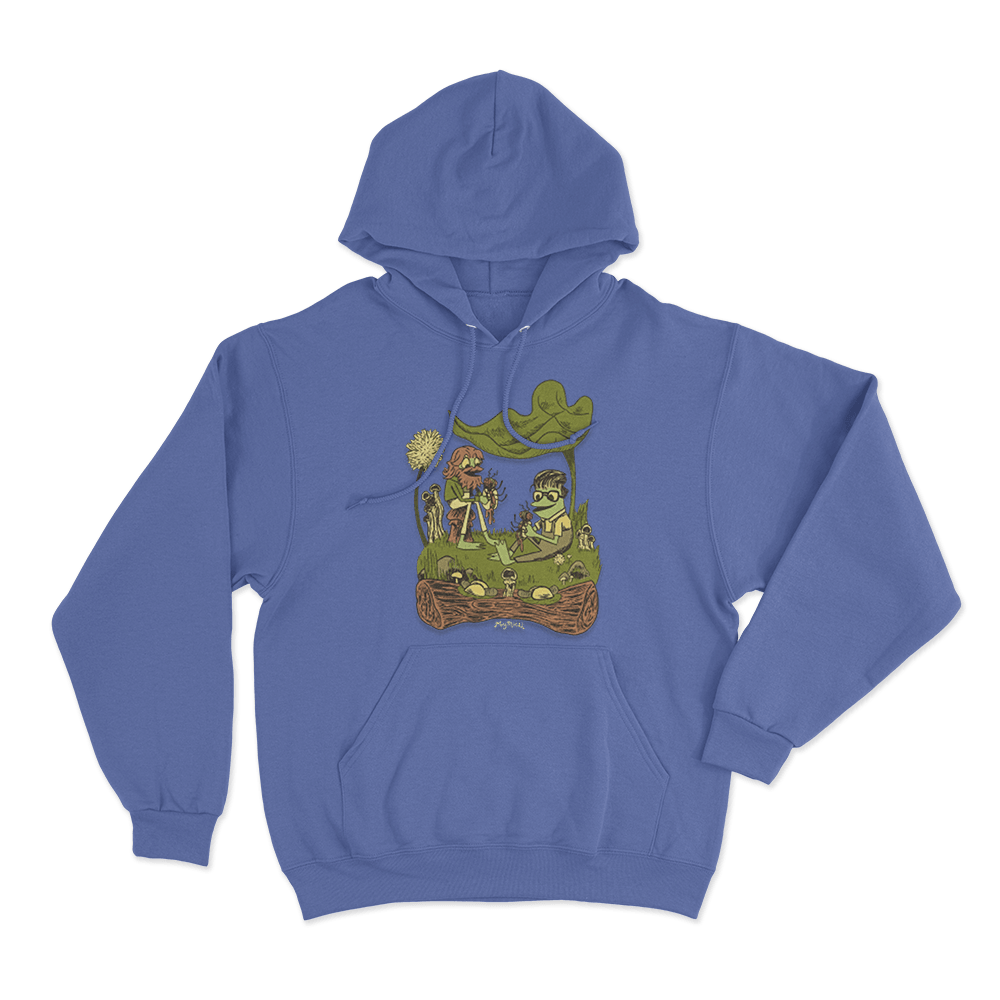 Ribb It Unisex Hoodie Blue Ribb It Unisex Hoodie Blue