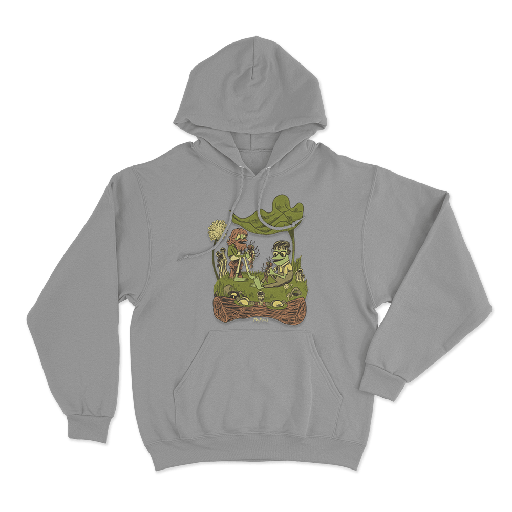 Ribb It Unisex Hoodie Grey Ribb It Unisex Hoodie Grey